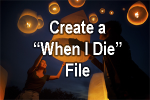 When I Die File